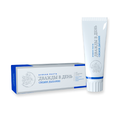 Зубная паста Дважды в день Свежее дыхание
