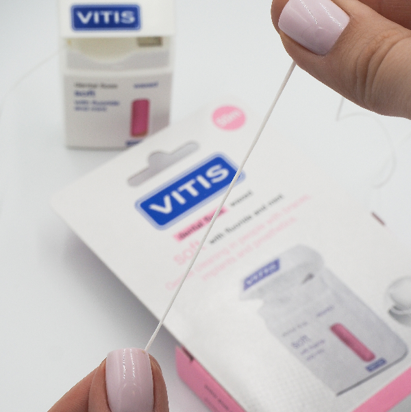 Межзубная нить VITIS® роз тв.уп., 50м