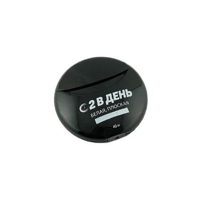 Зубная нить белая, плоская Дважды в день