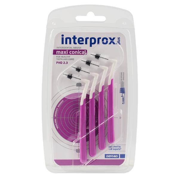 Межзубный ёршик INTERPROX Plus Maxi 4шт фиол 2,3 мм