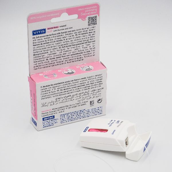 Межзубная нить VITIS® роз тв.уп., 50м