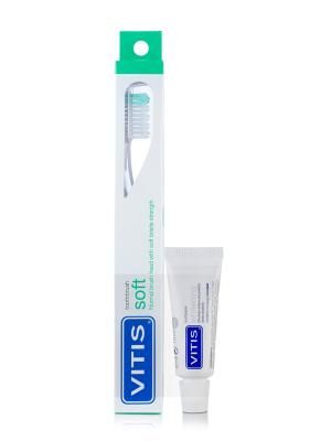 Зубная щетка VITIS® Soft + зубная паста VITIS® 15 мл