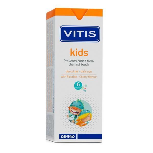 Зубная паста-гель Kids VITIS®, от 2+ до 6 лет, 50мл