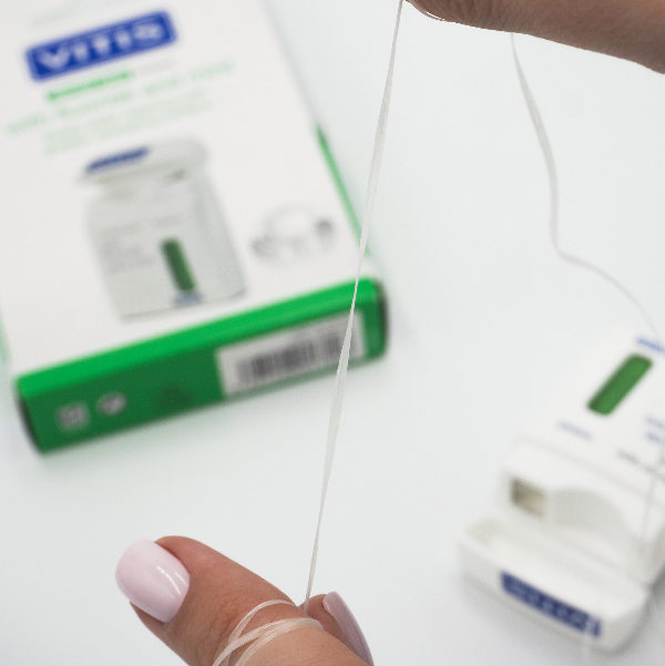 Межзубная нить VITIS® плоская (зеленая) 50м