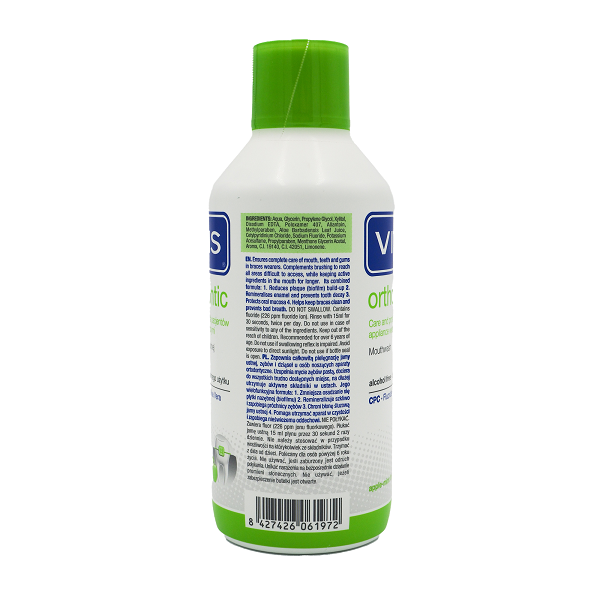 Ополаскиватель для полости рта Orthodontic VITIS®, 500мл