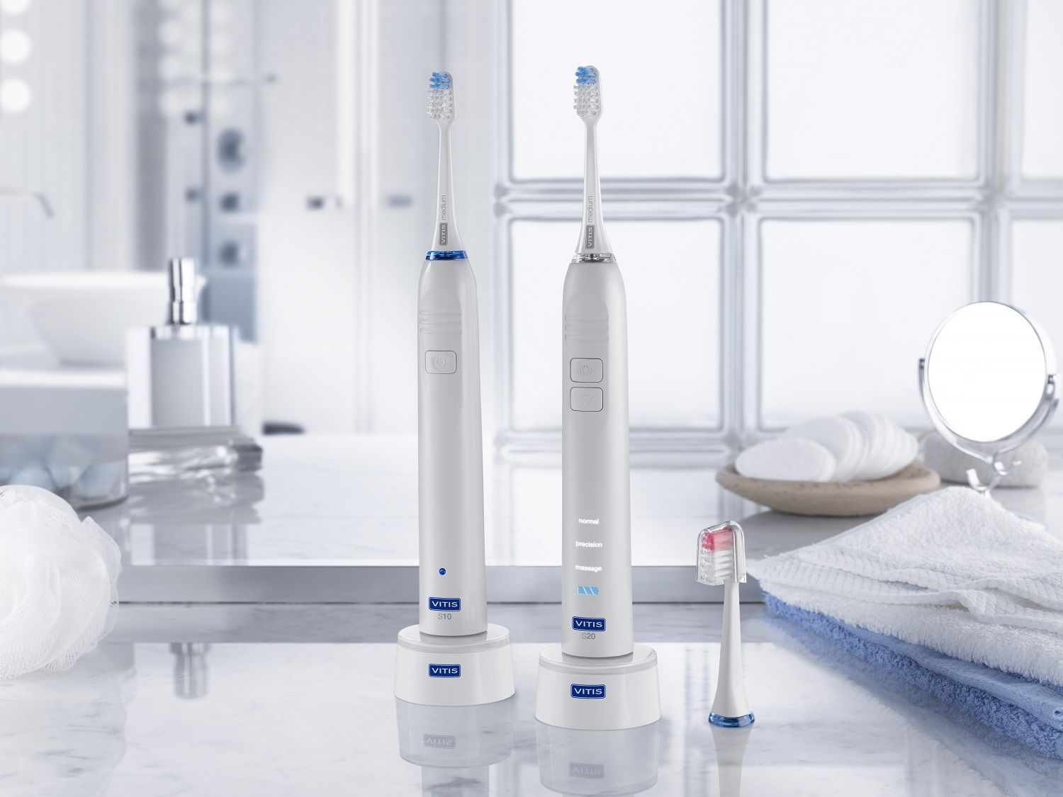 Скидка 65% на электрические щетки Vitis S10 и S20