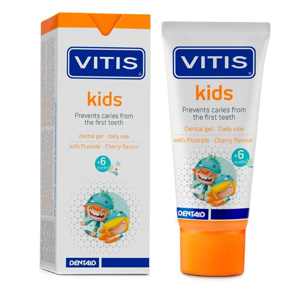Зубная паста-гель Kids VITIS®, от 2+ до 6 лет, 50мл