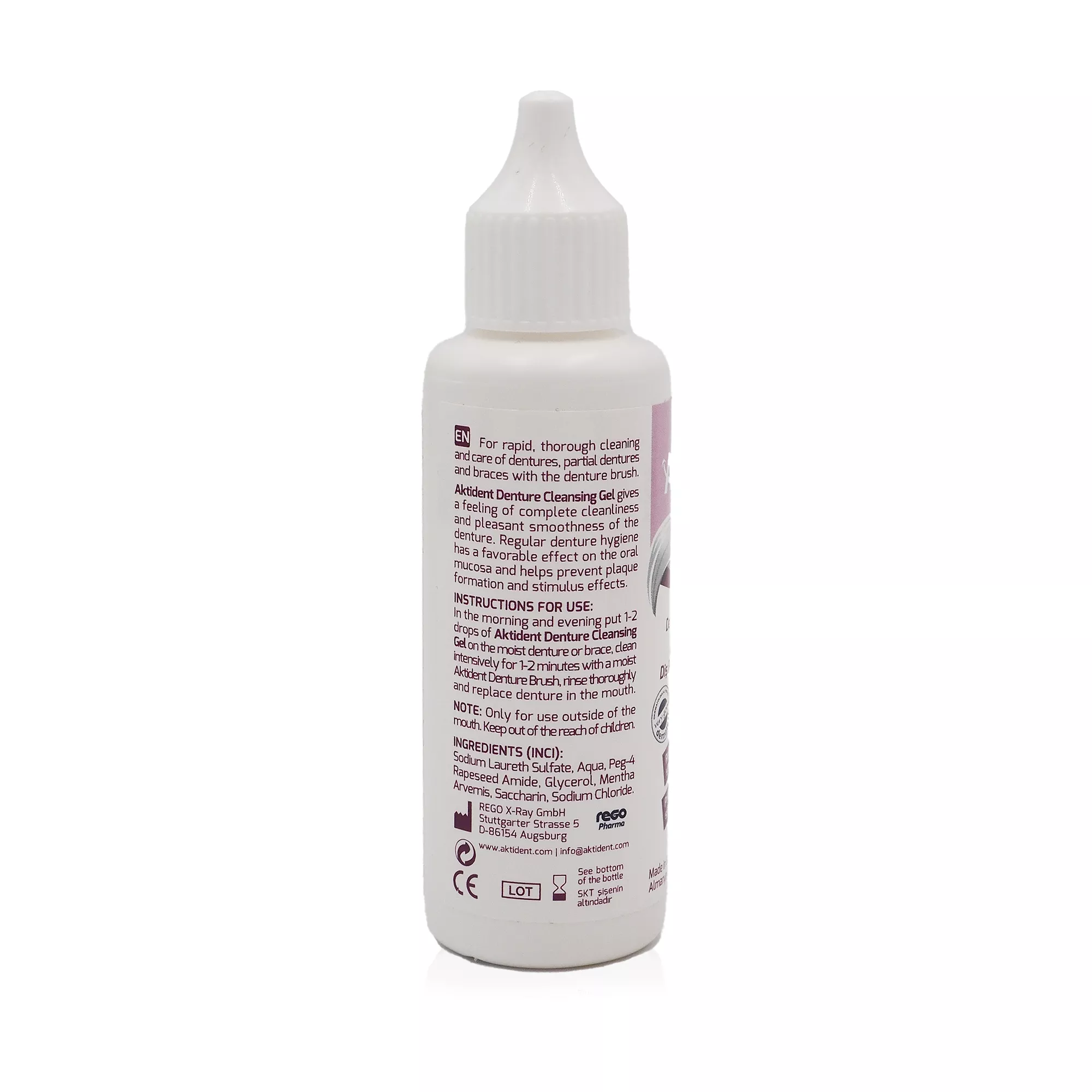 Гель для чистки протезов Aktident