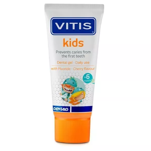 Зубная паста-гель Kids VITIS®, от 2+ до 6 лет, 50мл