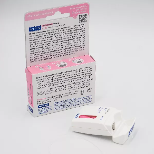 Межзубная нить VITIS® роз тв.уп., 50м