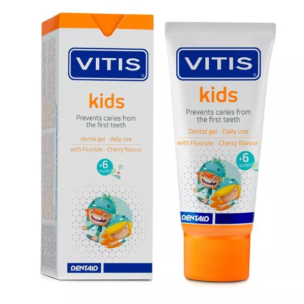 Зубная паста-гель Kids VITIS®, от 2+ до 6 лет, 50мл